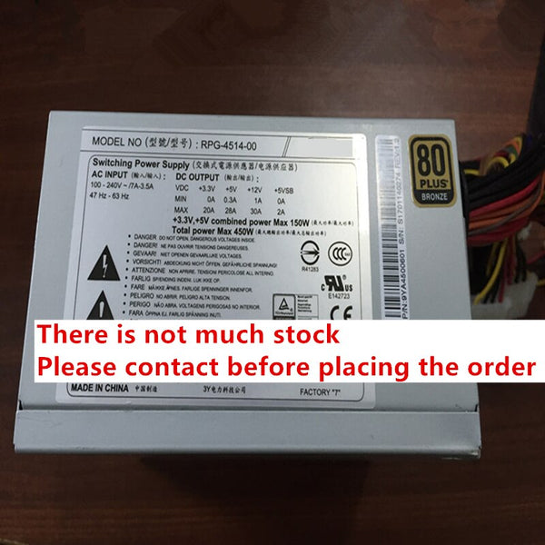 New Original PSU  Power Supply FSP/3Y 450W Switching Power Supply RPG-4514-00