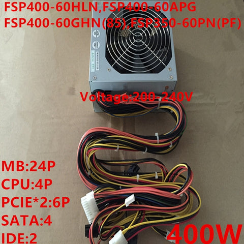 New Original PSU Power Supply FSP 400W Switching Power Supply FSP400-60APG FSP400-60GHN(85) FSP350-60PN(PF）