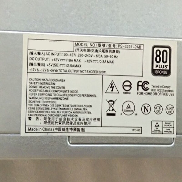 NEW Power Supply  Original PSU For FSP 4630G 6630G B630 12Pin 220W Power Supply PS-3221-9AB FSP220-30FABA FSP220-30PABA D14-220P2B D15-220N1A