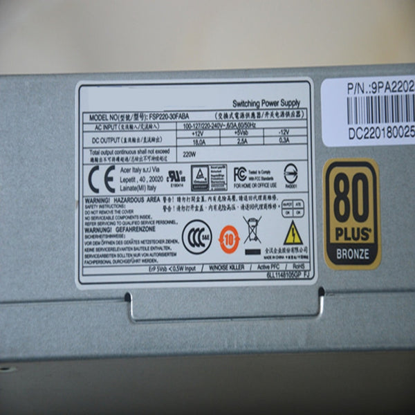 NEW Power Supply  Original PSU For FSP 4630G 6630G B630 12Pin 220W Power Supply PS-3221-9AB FSP220-30FABA FSP220-30PABA D14-220P2B D15-220N1A