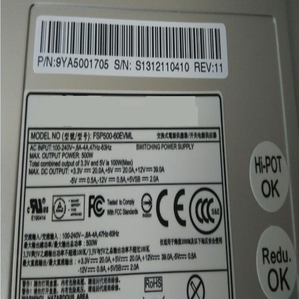 New Original PSU  Power Supply FSP 500W Switching Power Supply FSP500-60EVML