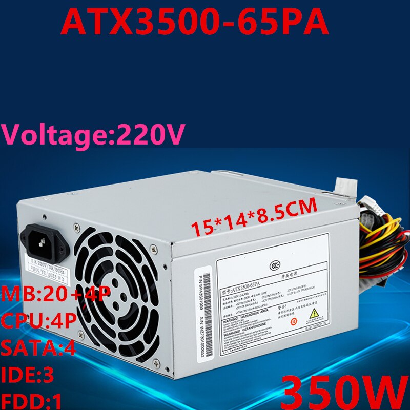 New Original PSU  Power Supply FSP 610H 610G 610L 810 Rated 300W Peak 350W Switching Power Supply ATX3500-65PA
