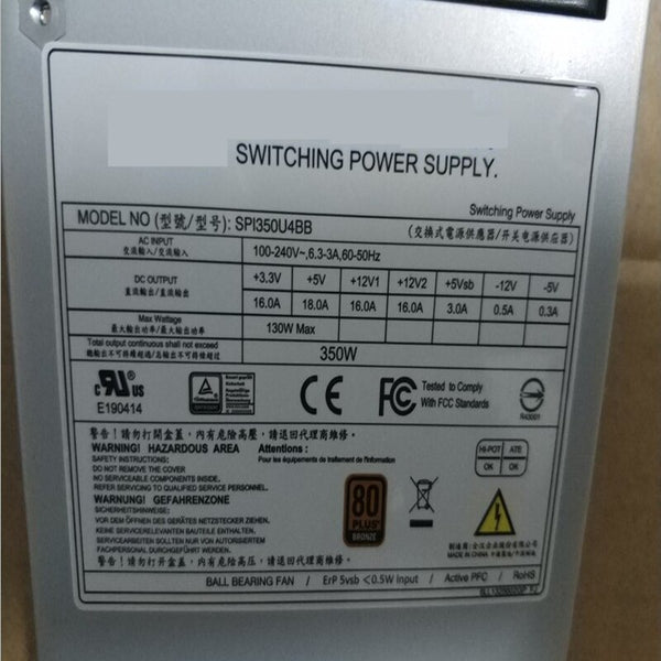 New Original PSU Power Supply FSP 80plus Bronze 1U 350W Switching Power Supply SPI350U4BB SPI400MP SPI500MP