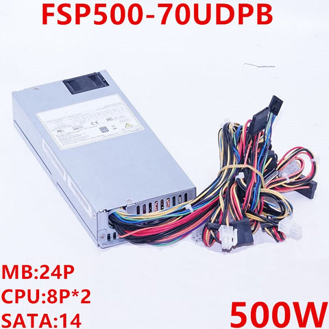 New Original PSU Power Supply FSP 80plus Platinum 1U 500W Switching Power Supply FSP500-70UDPB
