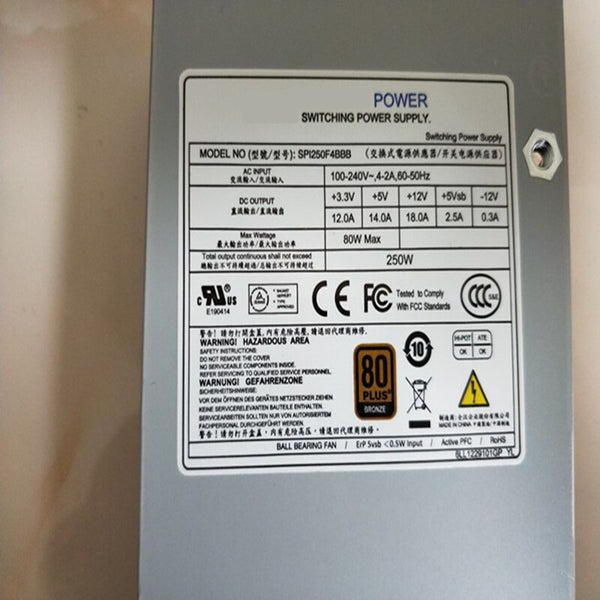 New Original PSU Power Supply FSP AIO 80Plus Bronze 1U 250W Switching Power Supply SPI250F4BBB
