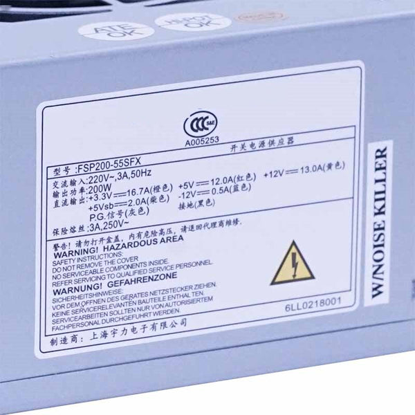 New Original PSU Power Supply FSP AIO SFX 200W Switching Power Supply FSP200-55SFX