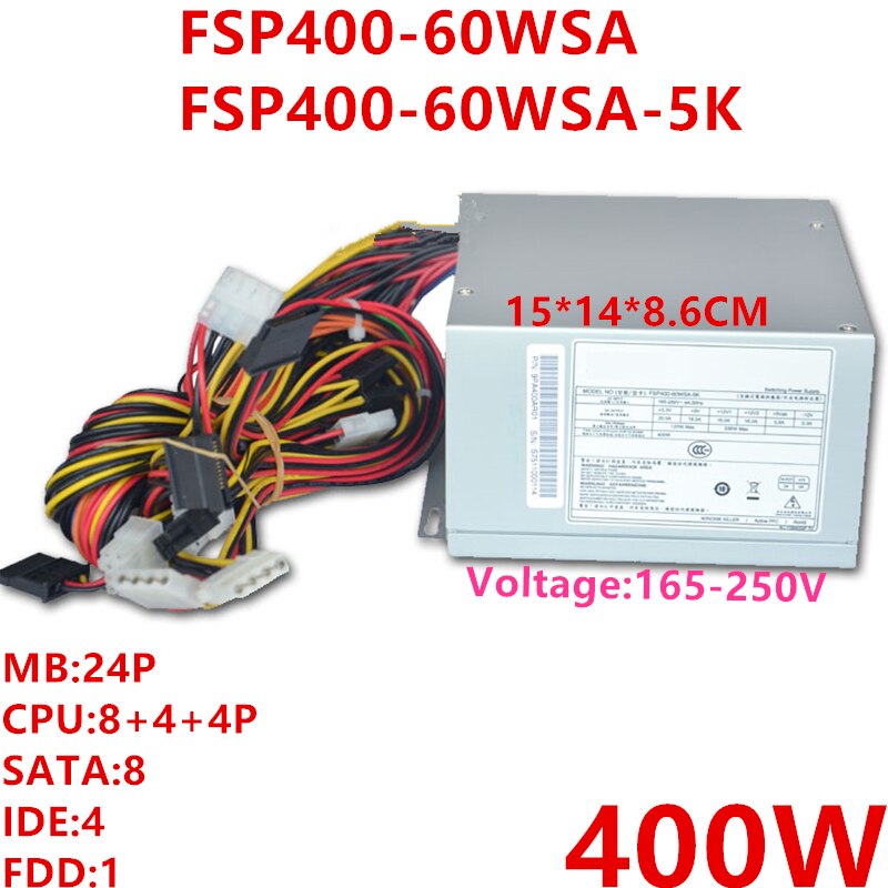 New Original PSU Power Supply FSP ATX 400W Switching Power Supply FSP400-60WSA FSP400-60WSA-5K
