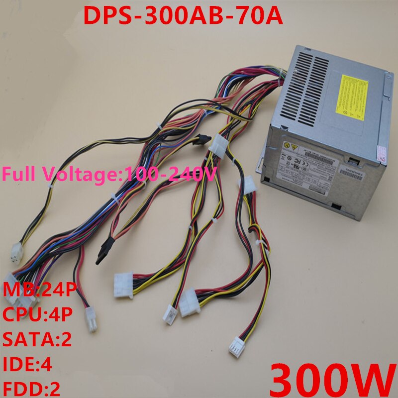 New Original PSU Power Supply FSP ATX -5V IPC-610L IPC-610H 300W Switching Power Supply DPS-300AB-70 A PS8-300ATX-ZBE