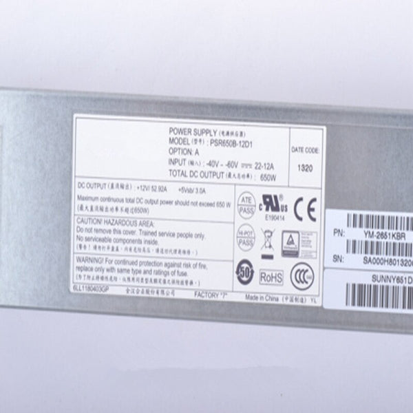 New Original PSU Power Supply FSP DC 650W Switching Power Supply PSR650B-12D1 YM-2651KBR