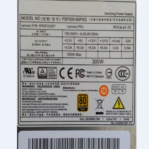 New Original PSU Power Supply FSP FLEX 1U 300W Switching Power Supply FSP300-60FAG