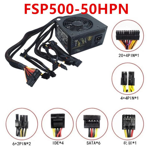 New Original PSU Power Supply FSP Mute Game Console Power Supply 500W Switching Power Supply FSP500-50HPN