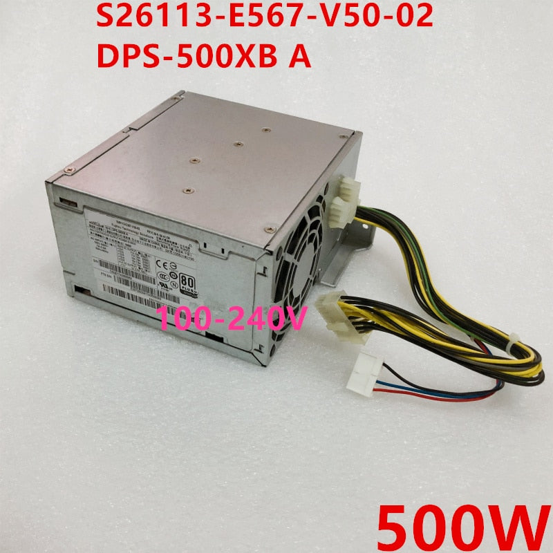 New Original PSU  Fujitsu 500W Switching Power Supply S26113-E567-V50-02 DPS-500XB A