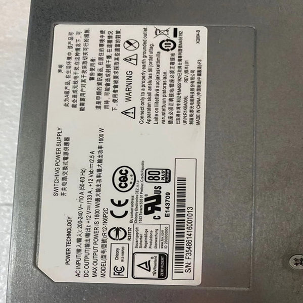 New Original PSU Power Supply Fujitsu RX4770M1 1600W Switching Power Supply S26113-F5295-L160 R12-1K6P2C