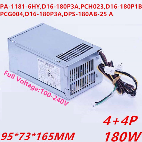 NEW Power Supply  Original PSU For HP 280 390 G3 G4 86 89 4Pin 180W Power Supply PA-1181-6HY PCH023 D16-180P1B PCG004 PCG003 DPS-180AB-25 A