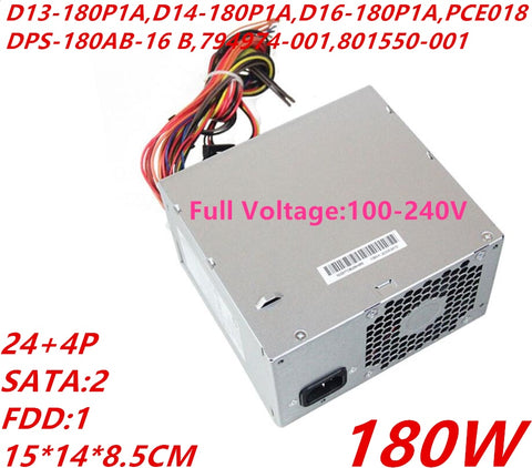 NEW Power Supply  Original PSU For HP 400G3 Power Supply D13-180P1A D14-180P1A D16-180P1A DPS-180AB-16 B PCE018 DPS-180AB-20 A PCB230 PCD009