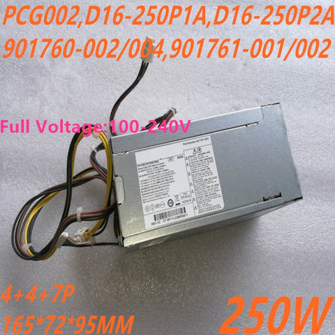 NEW Power Supply  Original PSU For HP 480 400 G4 280 282 600 800 G3 4Pin 250W Power Supply PCH022 PCG002 D16-250P1A D16-250P2A 901760-002