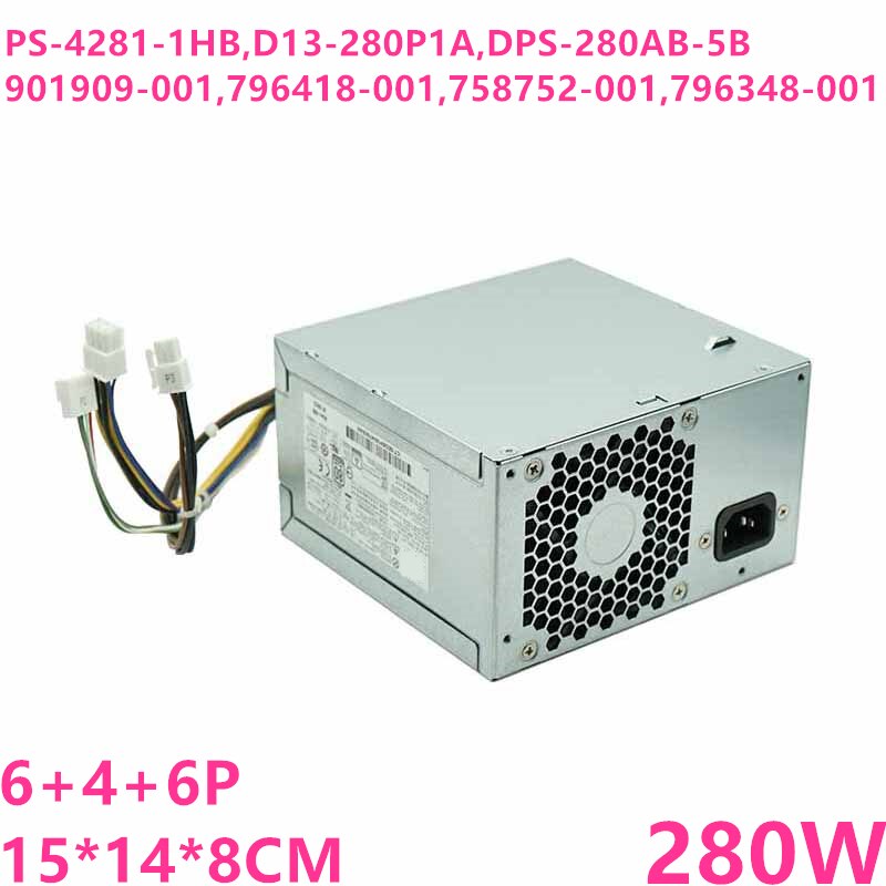 NEW Power Supply  Original PSU For HP 600 680 800 880 G2 6pPin 280W Power Supply PS-4281-1HB D13-280P1A DPS-280AB-5 B PCE015 PCE016 796418-001