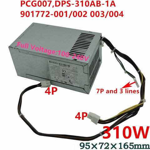 New Original PSU Power Supply HP 680 280 800 600 480 288 G3 G4 4Pin 310W Power Supply PCG007 DPS-310AB-1 A DPS-310AB-3 A 901772-001/002