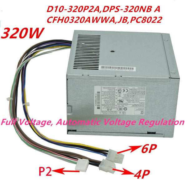 NEW Power Supply  Original PSU For HP 680 880 320W Power Supply D10-320P2A DPS-320JB A PC8022 HP-D3201A0 PS-4321-9 D12-320P1B PS-4321-1HB
