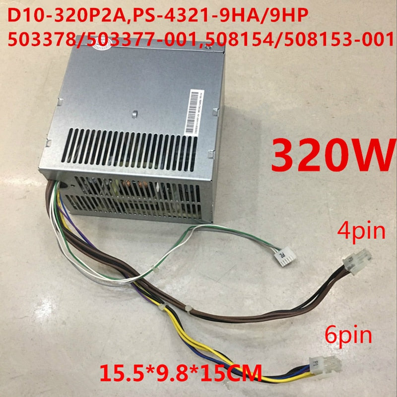 NEW Power Supply  Original PSU For HP 8000 8080 8100 8180 8200 8280 8300MT 320W Power Supply D10-320P2A PS-4321-9HA PS-4321-9HP D12-320P1B
