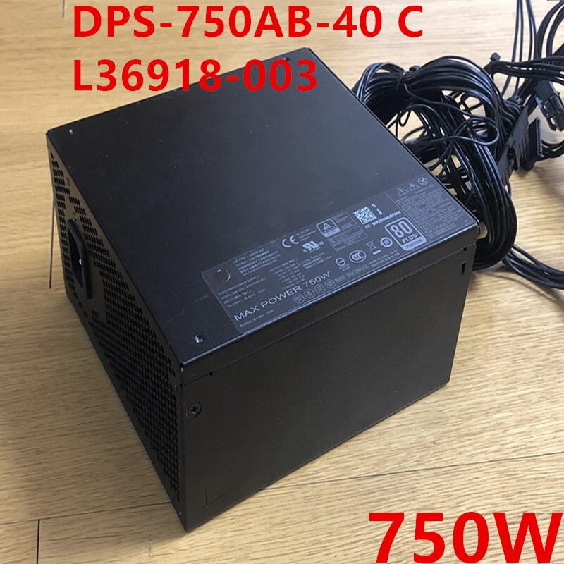 NEW Power Supply  Original PSU For HP 80plus Platinum 750W Switching Power Supply DPS-750AB-40 C L36918-003