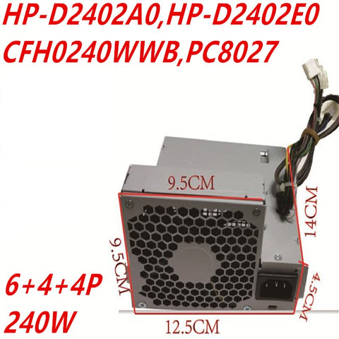 NEW Power Supply  Original PSU For HP Compaq 6200 6300 8000 8300 4000 6000 8100 8200 240W Power Supply HP-D2402A0 HP-D2402E0 CFH0240WWB PC8027