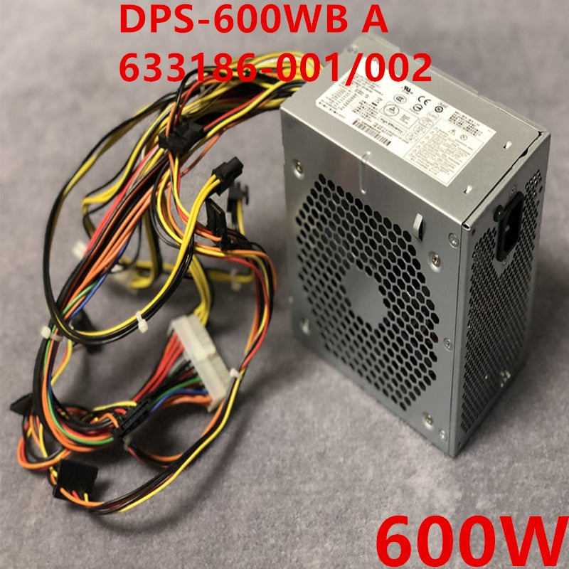 NEW Power Supply  Original PSU For  HP ENVY H8 H9 800 810 Phoenix h9-1400t 600W Power Supply DPS-600WB A 633186-001/002 DPS-600WB B 633186-002