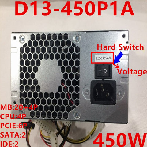 NEW Power Supply  Original PSU For HP Hipro ATX Rated 350W Peak 450W Switching Power Supply D13-450P1A