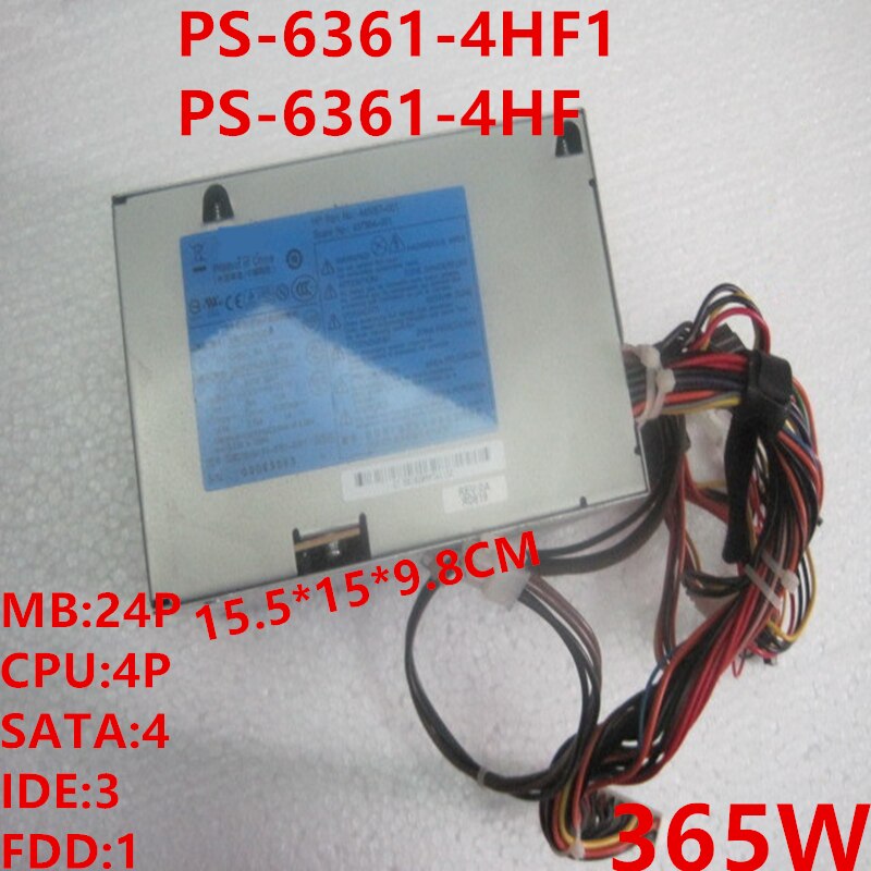 NEW Power Supply  Original PSU For HP ML115 G1 G5 365W Power Supply PS-6361-4HF1 PS-6361-4HF 445067-001 457884-001 457694-001 460025-001