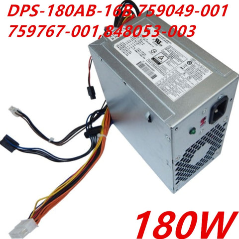 NEW Power Supply  Original PSU For HP Pavilion 510-P010 PRODESK 400 G3 180W Power Supply DPS-180AB-16B D13-180P1A 759049/759767-001 HK280-11FP