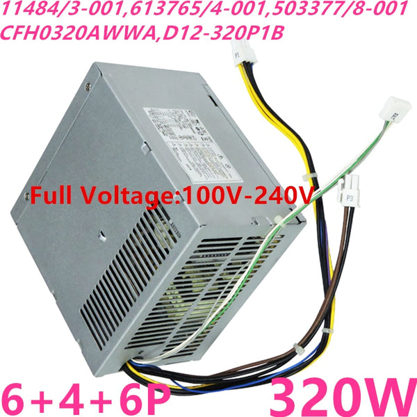 New Original PSU Power Supply HP Pro6000XX 8000CXX 4000 4300 320W Power Supply 611484/613765/503377-001 CFH0320AWWA D12-320P1B D10-320P1A