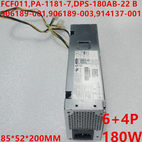 NEW Power Supply  Original PSU For HP ProDesk 400G4 6Pin 180W Power Supply FCF011 PA-1181-7 DPS-180AB-22 B 906189-001 906189-003 914137-001