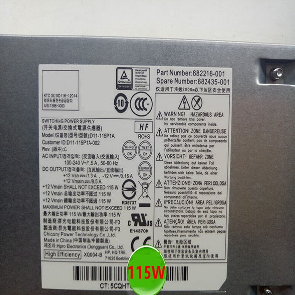 New Original PSU Power Supply HP RP3 Retail 3100 115W Switching Power Supply D11-115P1A 682216-001 682435-001