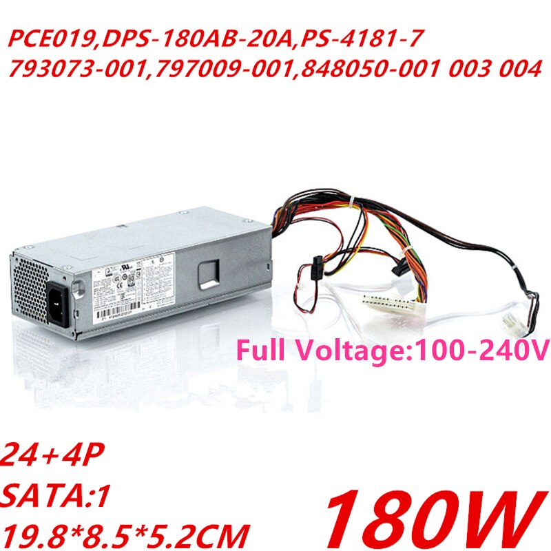 NEW Power Supply  Original PSU For HP S5 S5-1333 1523 1537 180W Power Supply PCE019 DPS-180AB-20 A PS-4181-7 793073-001 797009-001 848050-001