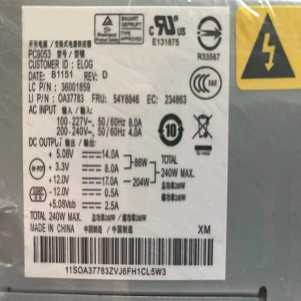 New Original PSU Power Supply HP TFX M70E M75 M90P M91 A6880F 240W Power Supply PS-5181-02 PS-5241-05 PS-5241-06 PC9053 HK340-71FP