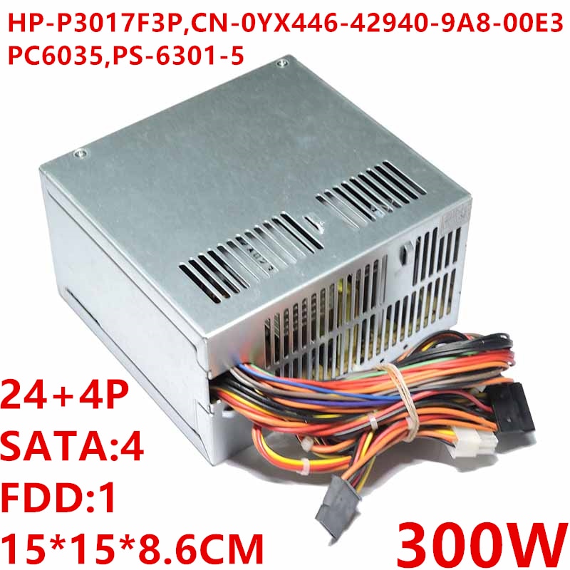 NEW Power Supply  Original PSU For HP Vostro 200 230 260 300W Power Supply HP-P3017F3P PS-5301-08 PC6035 PS-6301-5 ATX0300D5WB DPS-300AB-24 A