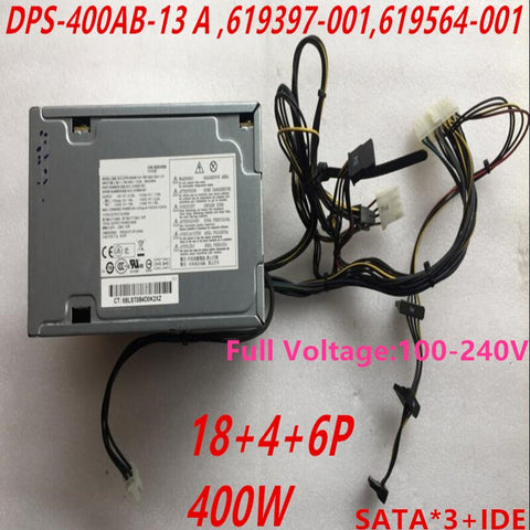 New Original PSU Power Supply HP Workstation Z210 Z220 400W Switching Power Supply DPS-400AB-13 A 619397-001 619564-001