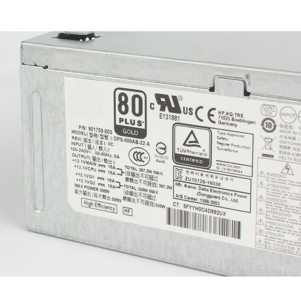 NEW Power Supply  Original PSU For HP Z2 G4 800 880 G3 G4 MT 4Pin 500W Power Supply DPS-500AB-32 A 901759-003/001 PA-4501-1 DPS-500AB-36 A