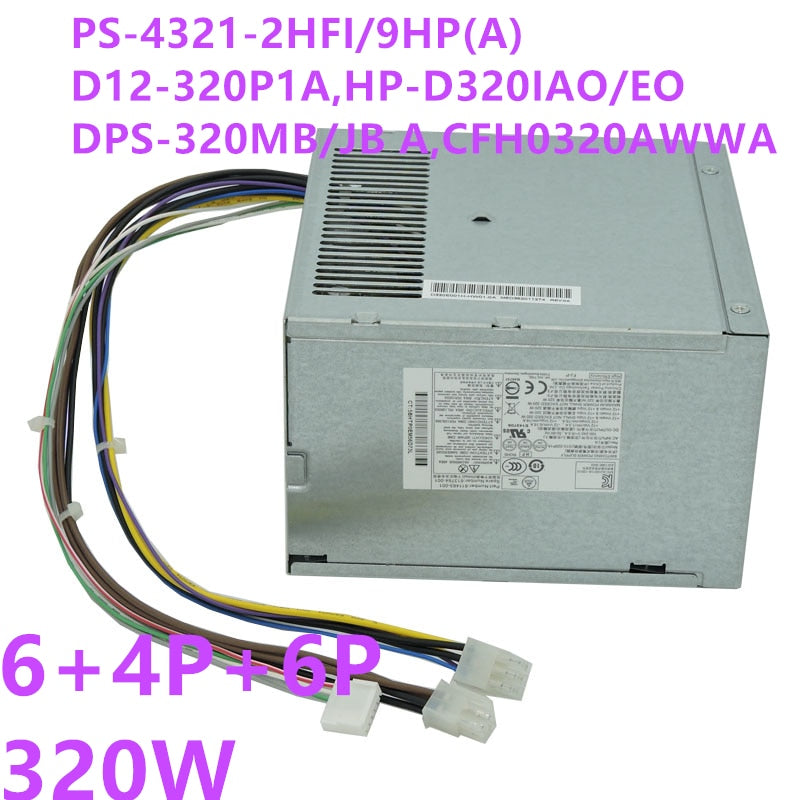 NEW Power Supply  Original PSU For HP Z200 210 320W Power Supply PS-4321-2HFI pc8026 D12-320P1A HP-D320IAO HP-D320IEO DPS-320RB B CFH0320AWWA