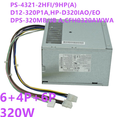 NEW Power Supply  Original PSU For HP Z200 210 320W Power Supply PS-4321-2HFI pc8026 D12-320P1A HP-D320IAO HP-D320IEO DPS-320RB B CFH0320AWWA