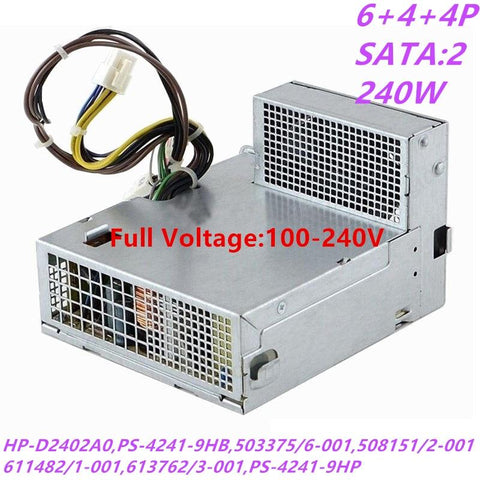 HP Compaq Pro Elite HP-D2402E0 240W SFF Power Supply PC8019 508151-001 508152-001