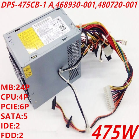 New Original PSU Power Supply HP Z400 XW4600 475W Switching Power Supply DPS-475CB-1 A 468930-001 480720-001