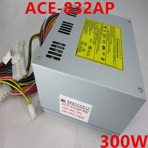 New Original PSU  IEI 300W Switching Power Supply ACE-832AP ACE-832AP-RS Replace ACE-A130B 832A