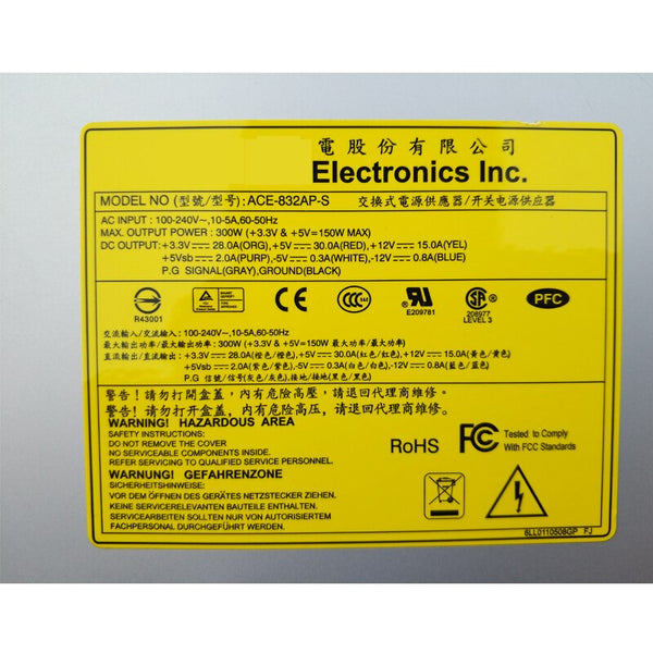 New Original PSU Power Supply IEI 300W Switching Power Supply ACE-832AP-S