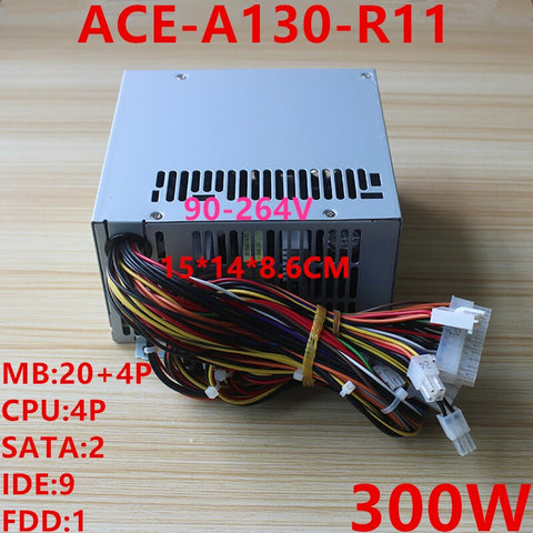 New Original PSU  IEI ATX 300W Switching Power Supply ACE-A130-R11 ACE-A130B-S-R11