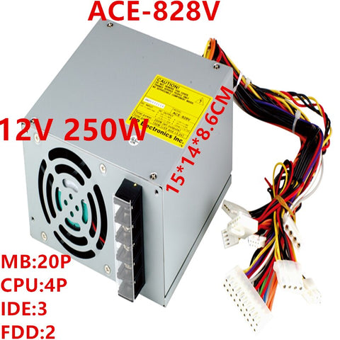 New Original PSU Power Supply IEI ATX DC12V 250W Switching Power Supply ACE-828V-RS