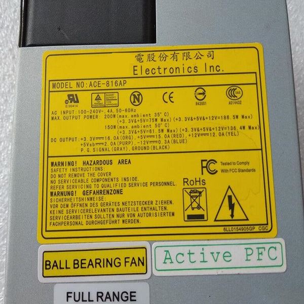 New Original PSU  IEI POS 1U Switching Power Supply ACE-816AP