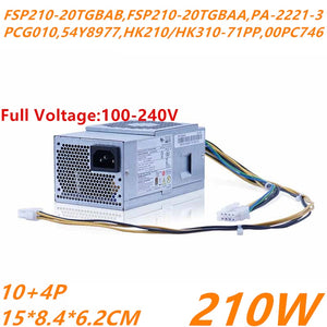 New Original PSU Power Supply Lenovo 10Pin 210W Power Supply FSP210-20TGBAB FSP210-20TGBAA 54Y8977 PA-2221-3 PCE025 HK310-71PP 00PC746