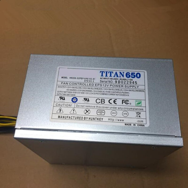 New Original PSU Power Supply Lenovo 14Pin 650W Switching Power Supply TITAN650 HK650-52PEP