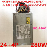 New Original PSU Power Supply Lenovo 280W Power Supply HK380-12GP PC6001 DPS-280FBA PS-5281-7VR FSP280-50EPA PC9008 PS-5281-02VA-RoHS